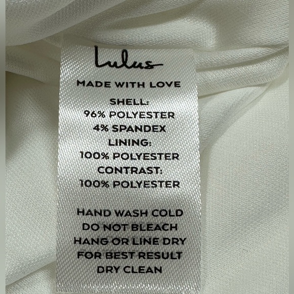 Lulu’s Perfect Vows White,  Lace Bustier Strapless Maxi Dress **see description - Picture 7 of 16